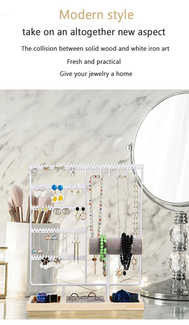 Vertical Jewelry Organizer With Hooks Vertical Jewelry Organizer With Hooks