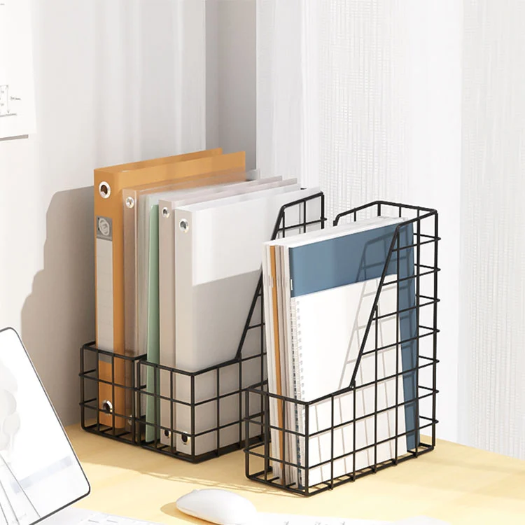 ชั้นวางนิตยสารโลหะเดสก์ท็อป Office ชั้นวางนิตยสารโลหะเดสก์ท็อป Office